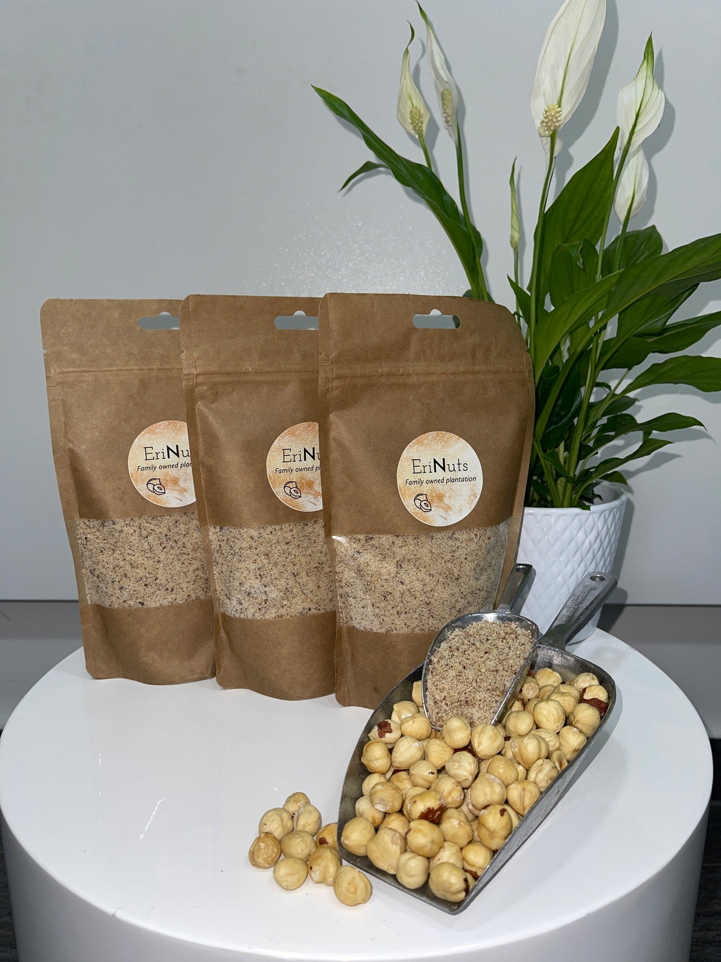 Haselnuss Set gemahlen